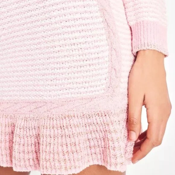 Love Shack Fancy ! Orchid Pink Heiress Mini Skirt - Picture 2 of 11